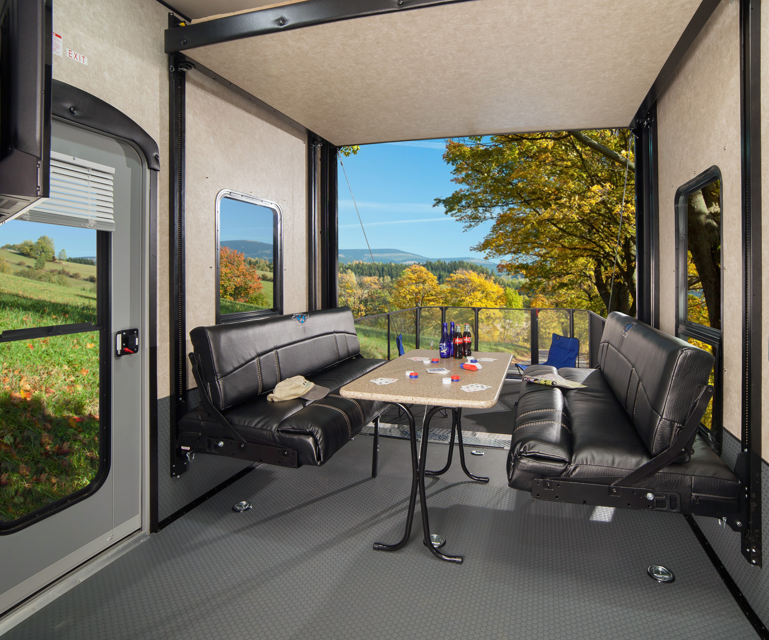2017 Highlander Travel Trailers Ht31rgr By Highland Ridge Rv Happijac Bed Lift W Pass Thru Dinette