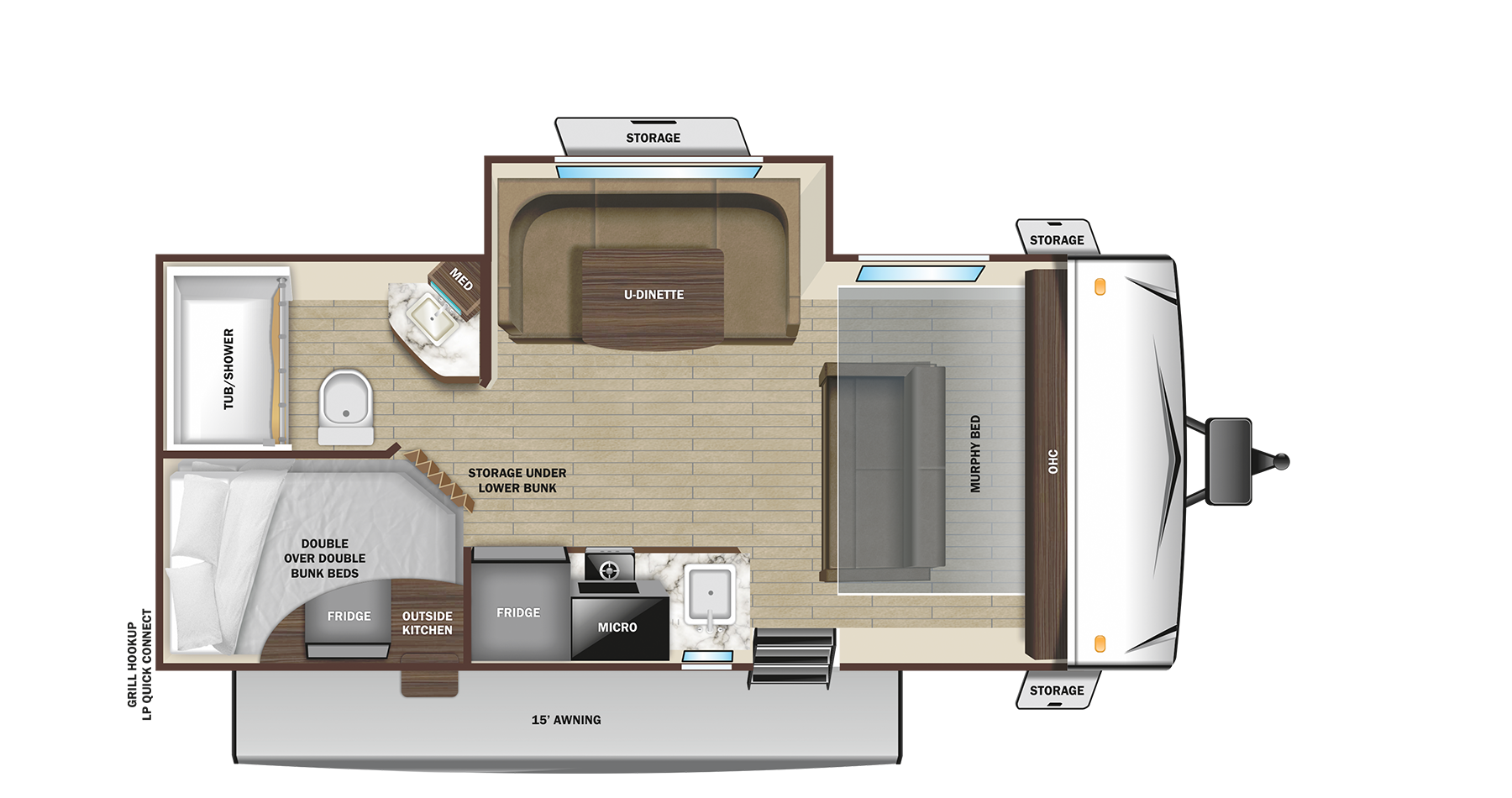 2021 Highland Ridge Open Range Conventional OT19BH specs and literature  guide