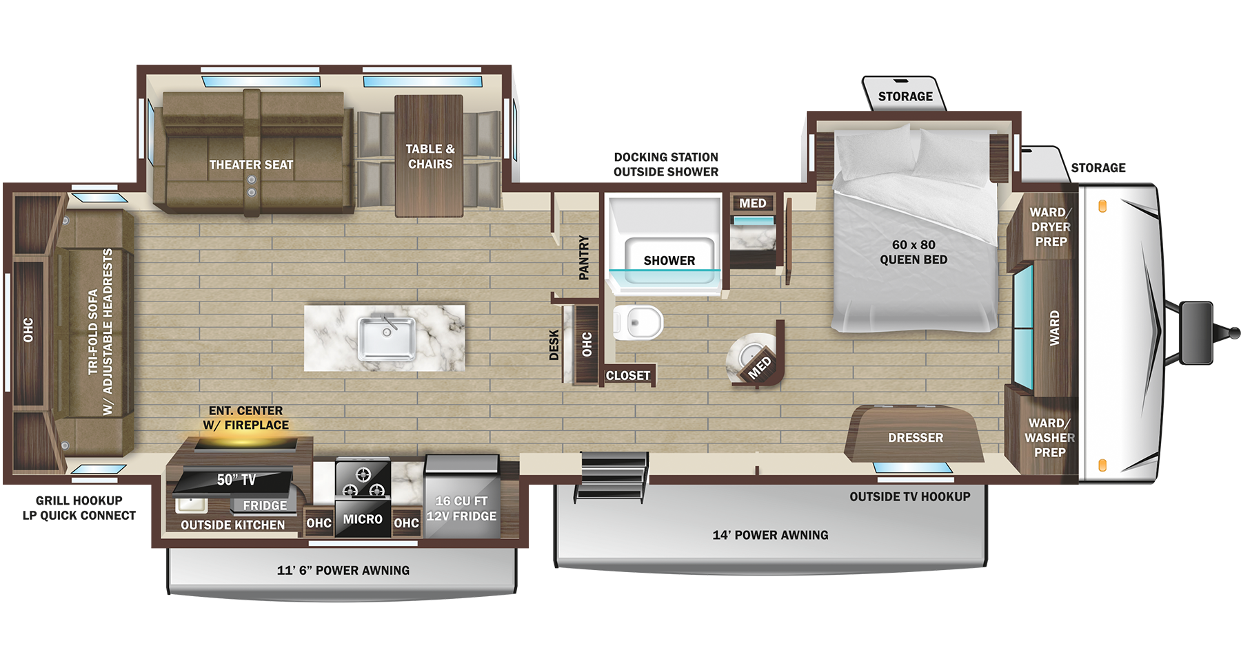 2024 Open Range Travel Trailer 322RLS Open Range RV