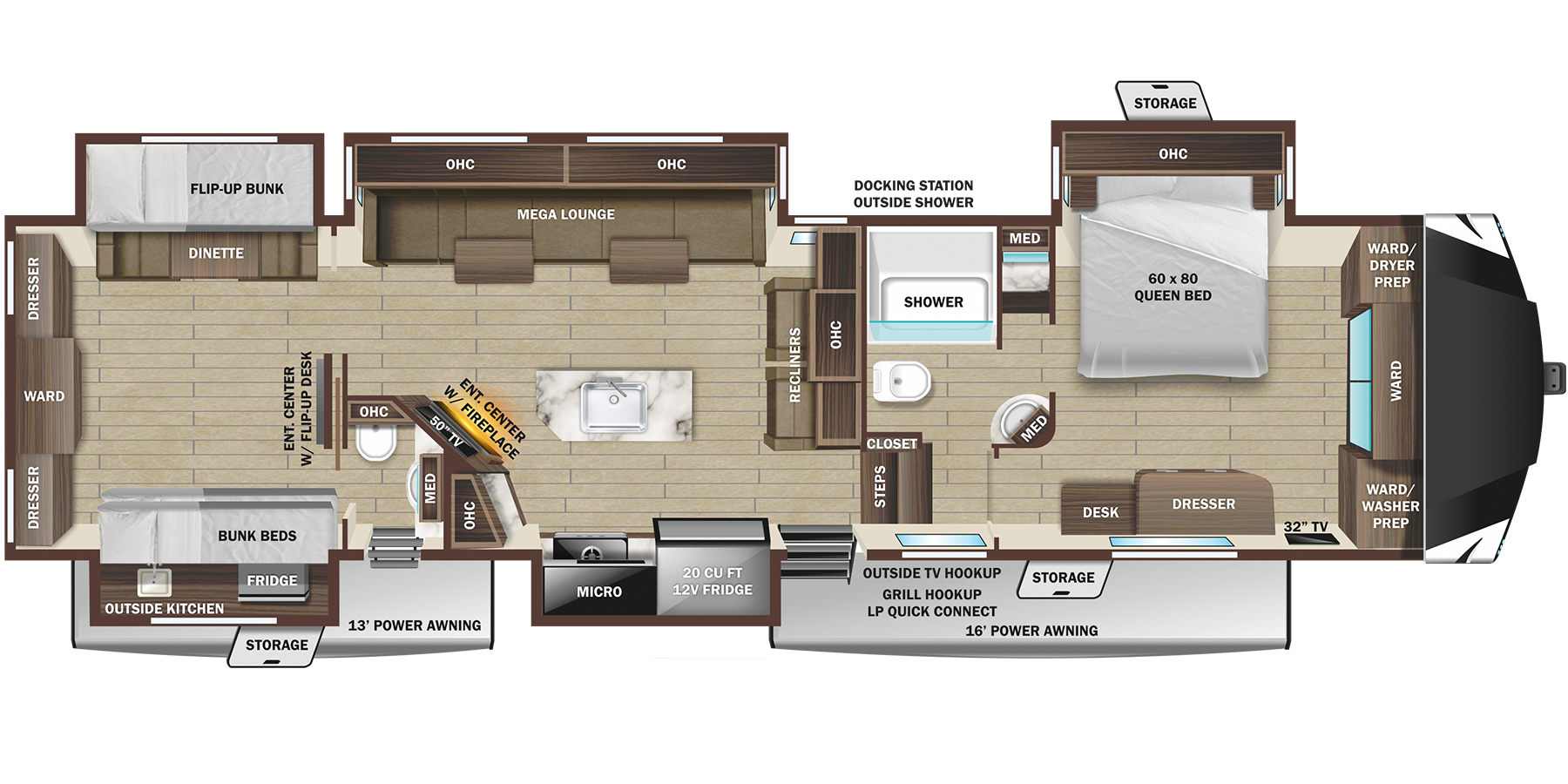 2024 Open Range Fifth Wheel 395bhs