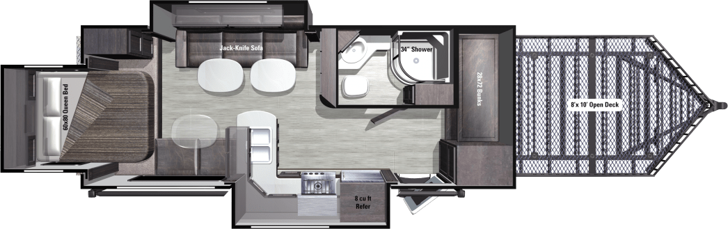 Highlander Toy Hauler 2018 Floorplans