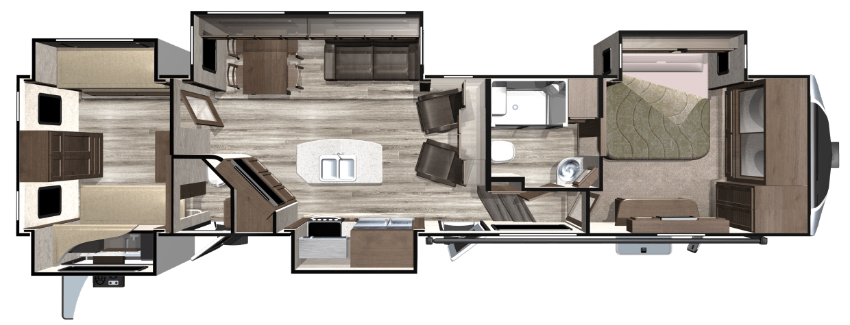 2019 Open Range 3x Luxury Fifth Wheel