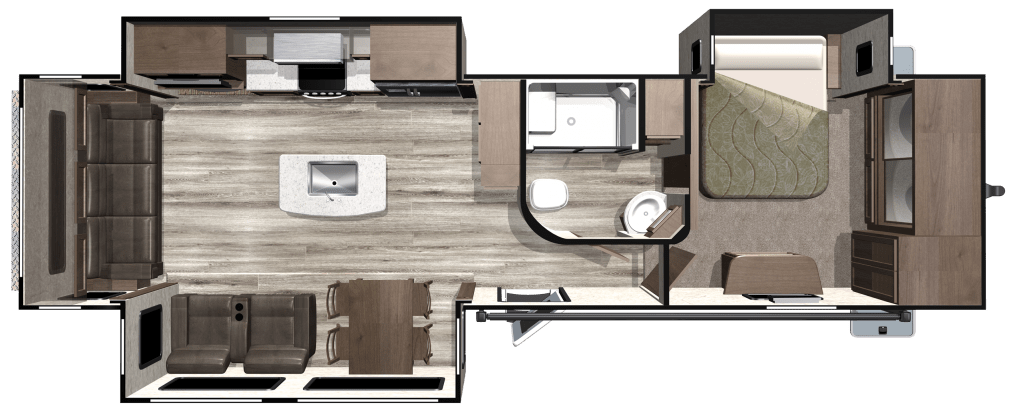 2019 Open Range Travel Trailer Floorplans