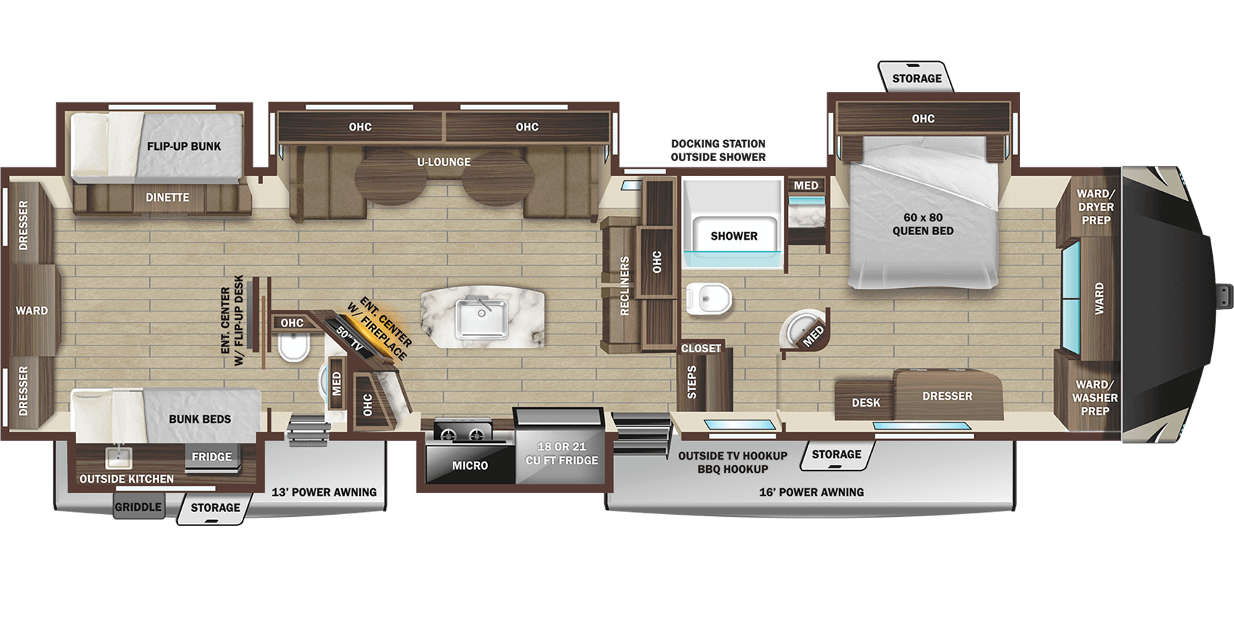 2022 Open Range Fifth Wheels 395BHS Highland Ridge RV