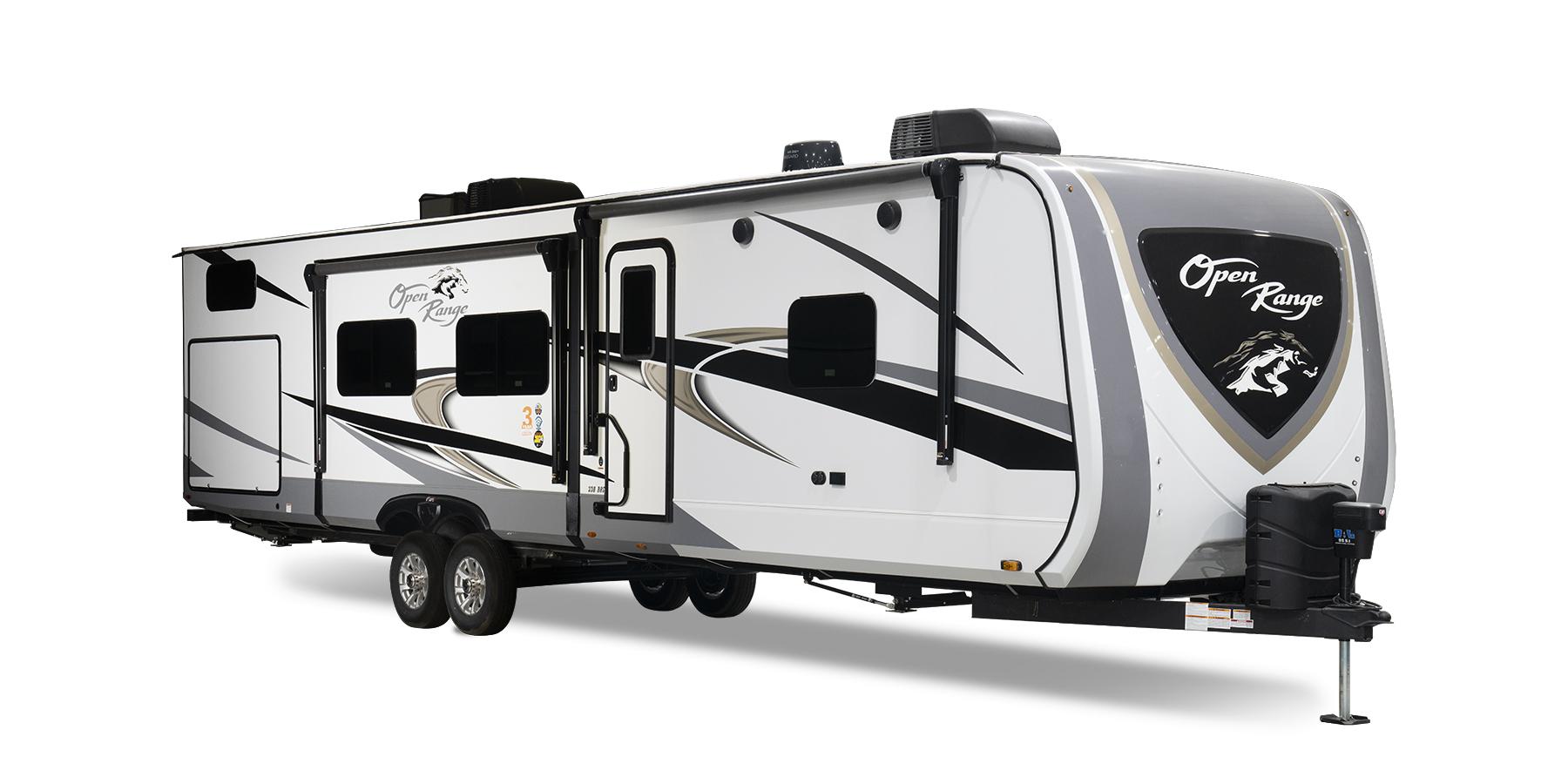 gas range travel trailer