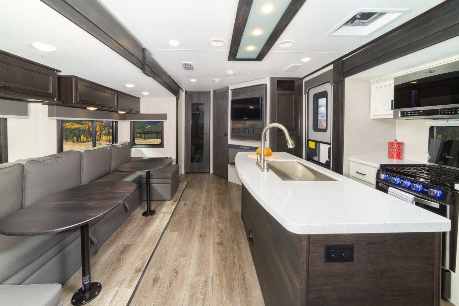 Rear Kitchen Travel Trailer With 2 Slides Review Home Co