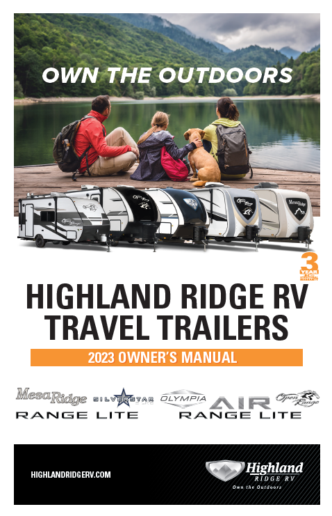2023 Travel Trailer Owner's Manual