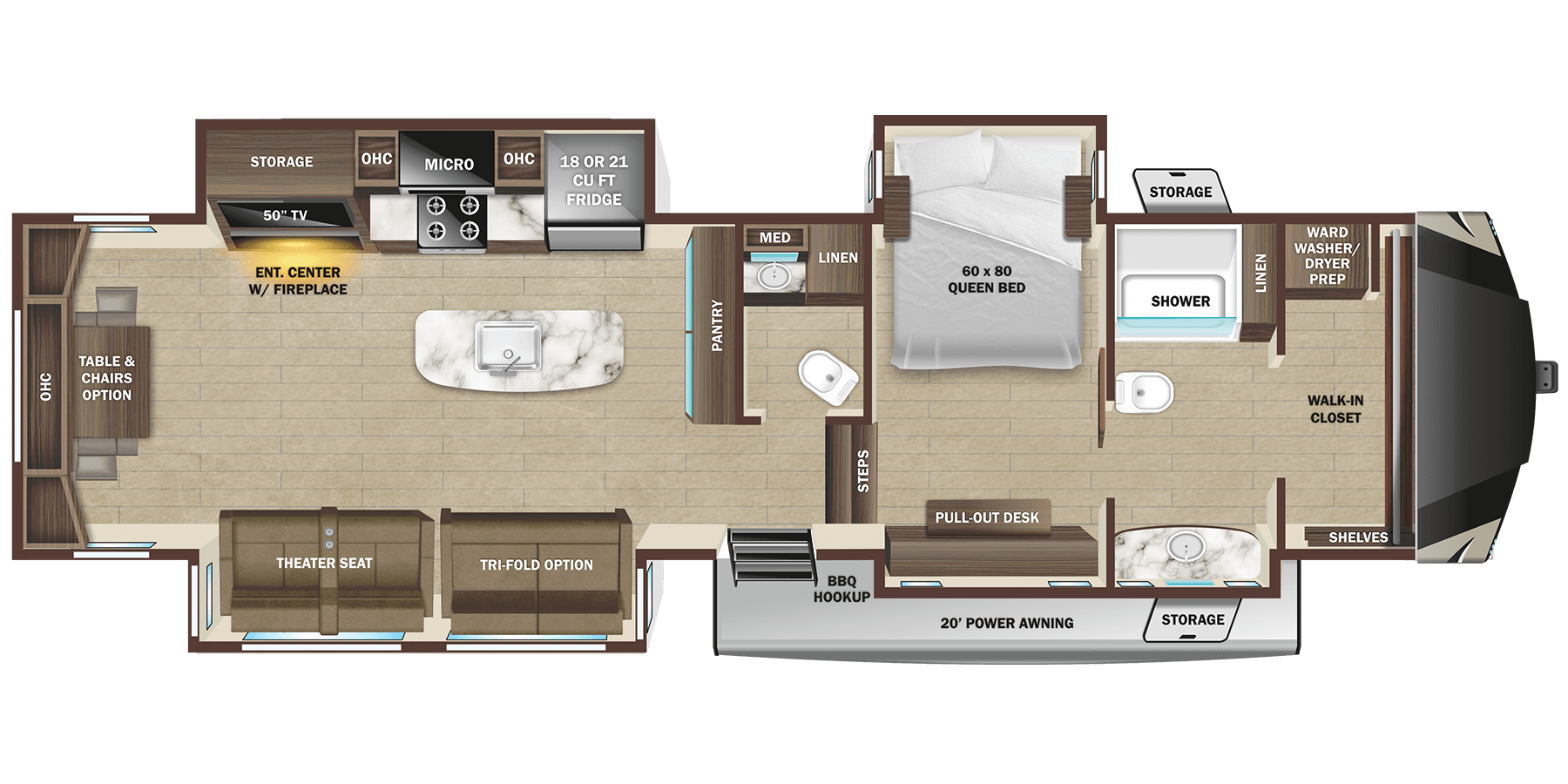 2022 Open Range Fifth Wheels - 379FBS | Highland Ridge RV